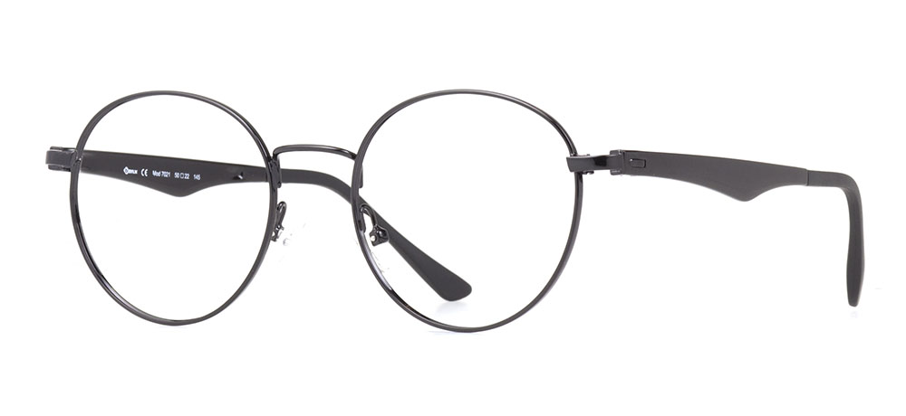 BENX FANTASIA Eyeglasses Teenage Woman Round Full-Rimmed Metal Unfiltered BXMTL 7021.50-C.06